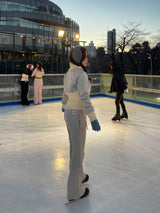 rib stand sweat jacket