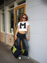 H dot Assortment cropped Tee