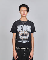 Rhinestone devil fade TEE