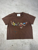 Snow wash graphic ss tee