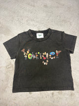 Snow wash graphic ss tee