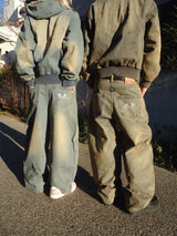 軛牛仔布倫褲子