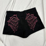 天使水钻微型运动短裤