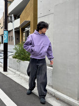 emboss heart logo hoodie