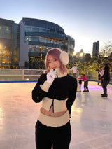 rib stand sweat jacket