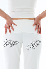 stone foldover pants