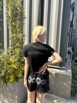 90 로고 도트 티