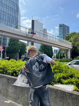 三葉草徽標牛仔布背心