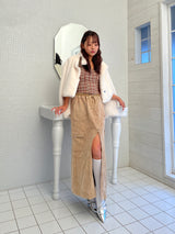 Slit Cargo Skirt