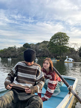 파우더 테두리 니트