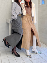 Slit Cargo Skirt