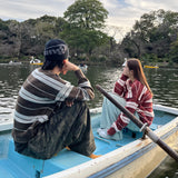 파우더 테두리 니트