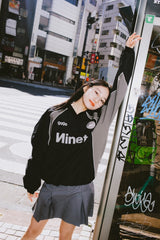 시티 로고 나일론 풀오버