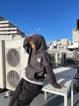 Patch Heart Logo Hoodie