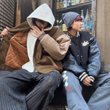 킹 로고 클래식 스타디움 재킷