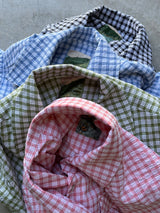 western seersucker check shirt