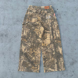 이중 무릎 손상 버기 바지