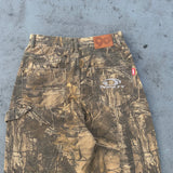 이중 무릎 손상 버기 바지