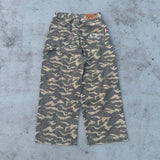 이중 무릎 손상 버기 바지