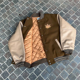 킹 로고 클래식 스타디움 재킷