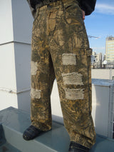 이중 무릎 손상 버기 바지