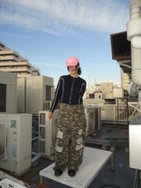 이중 무릎 손상 버기 바지