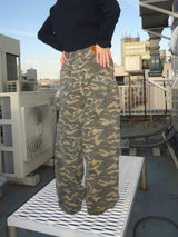 이중 무릎 손상 버기 바지