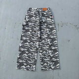 이중 무릎 손상 버기 바지