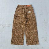 이중 무릎 손상 버기 바지