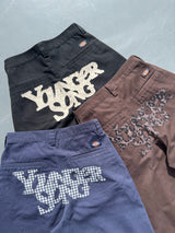 Dickies × younger song patchwork balloon pants