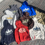 國王徽標連帽衫