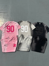 90 Numbering 噴汗T恤