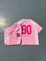 90 Numbering 噴汗T恤