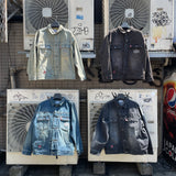 King Logo Vintage Denim Jacket