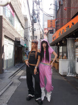 OG Logo Glitter Half Zip Hoodie