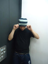 멀티 스트라이프 비니