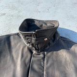 合成皮革短襯衫