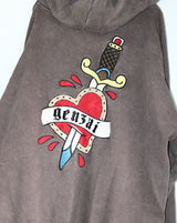 心紋身薩加拉連帽衫