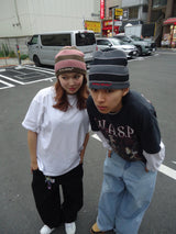 멀티 스트라이프 비니