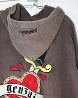 心紋身薩加拉連帽衫