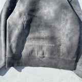 銷毀的拼貼拉鍊連帽衫