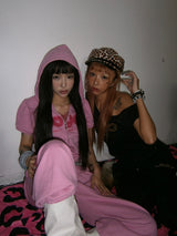 OG Logo Glitter Half Zip Hoodie