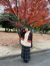 crazy color fleece half zip