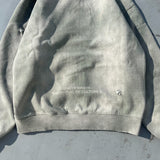 銷毀的拼貼拉鍊連帽衫