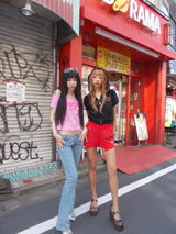 OG Logo Glitter Half Zip Hoodie