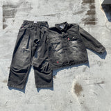 King Logo Vintage Denim Jacket