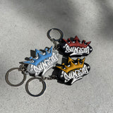 國王徽標橡膠鑰匙