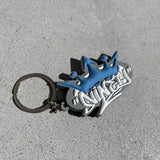 國王徽標橡膠鑰匙