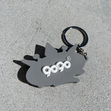 國王徽標橡膠鑰匙