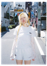 90 로고 도트 티